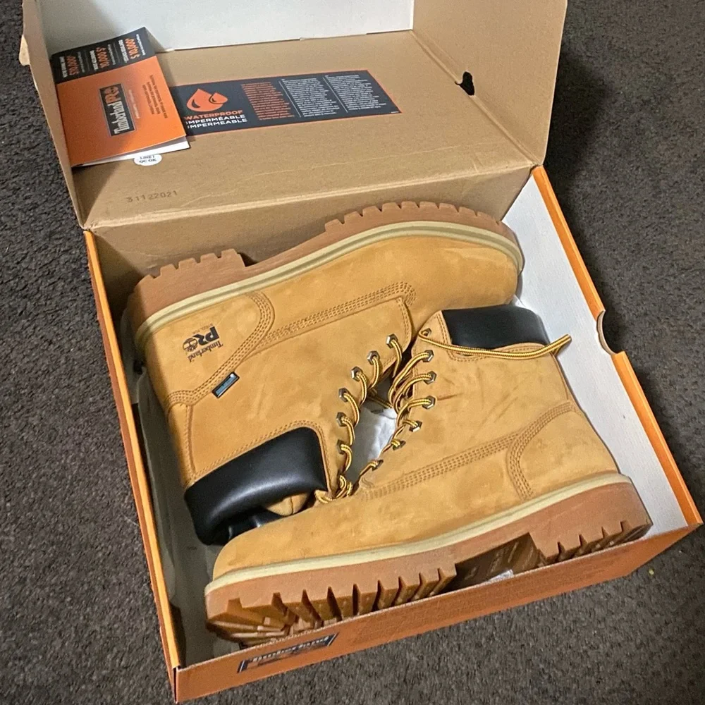 Timberland Pro Waterproof Stainless Steal Men’s Work Boots - Picture 1 of 12